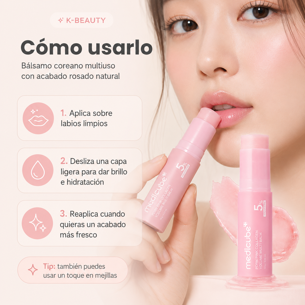 Colágeno Beauty Glow para piel, cabello y uñas