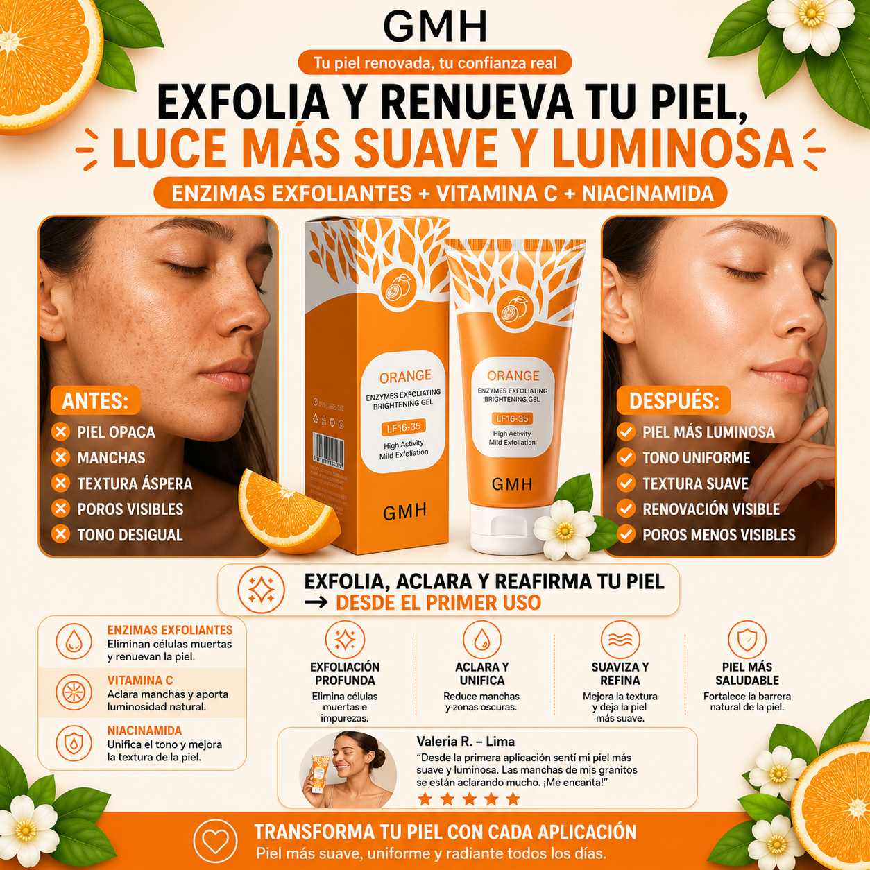 Orange Exfoliante | Importado Original