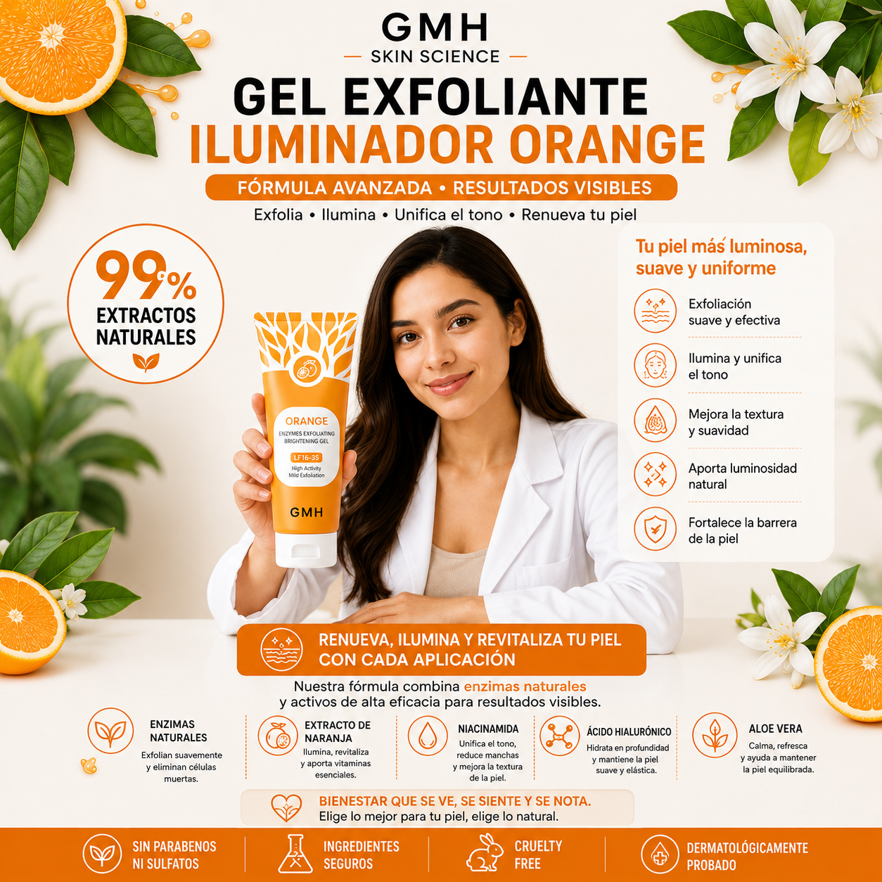 Orange Exfoliante | Importado Original