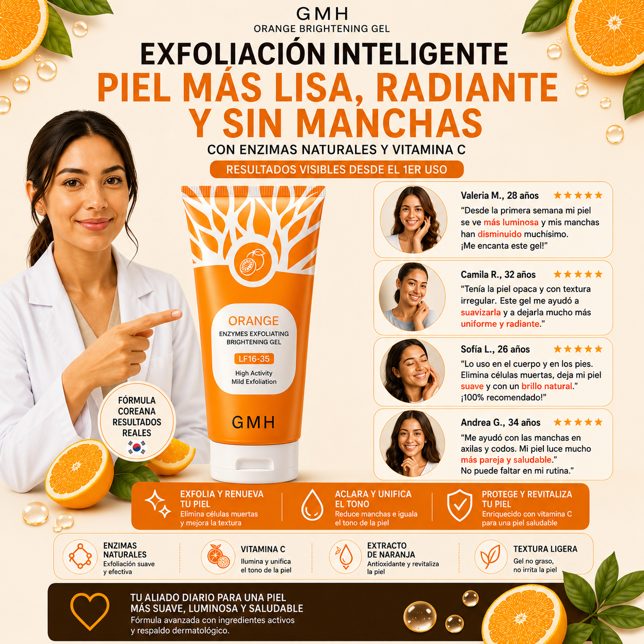 Orange Exfoliante | Importado Original