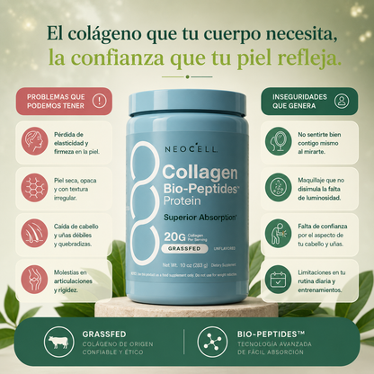 Colágeno premium para una piel firme, luminosa y sin señales de cansancio