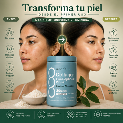 Colágeno premium para una piel firme, luminosa y sin señales de cansancio